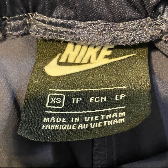 NIKE AIR Satin Court Jogger Pants Purple/Blue Women’s Size XS - Picture 10 of 12